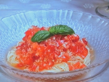 【キューピー３分クッキング】トマトの冷製パスタのレシピ・石原洋子