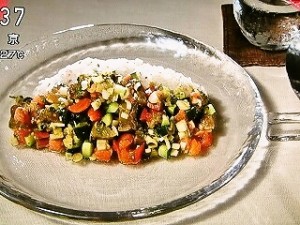 らっきょうの冷やしカレー