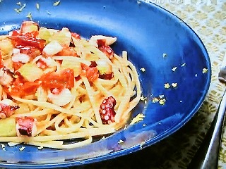 【ノンストップ】タコとセロリのペペロンチーノのレシピ・ベリッシモ・フランチェスコ・ペペロンチーノ