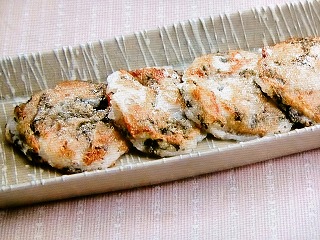 【上沼恵美子のおしゃべりクッキング】れんこんとちくわの磯辺焼きのレシピ・夏川純・岡本健二