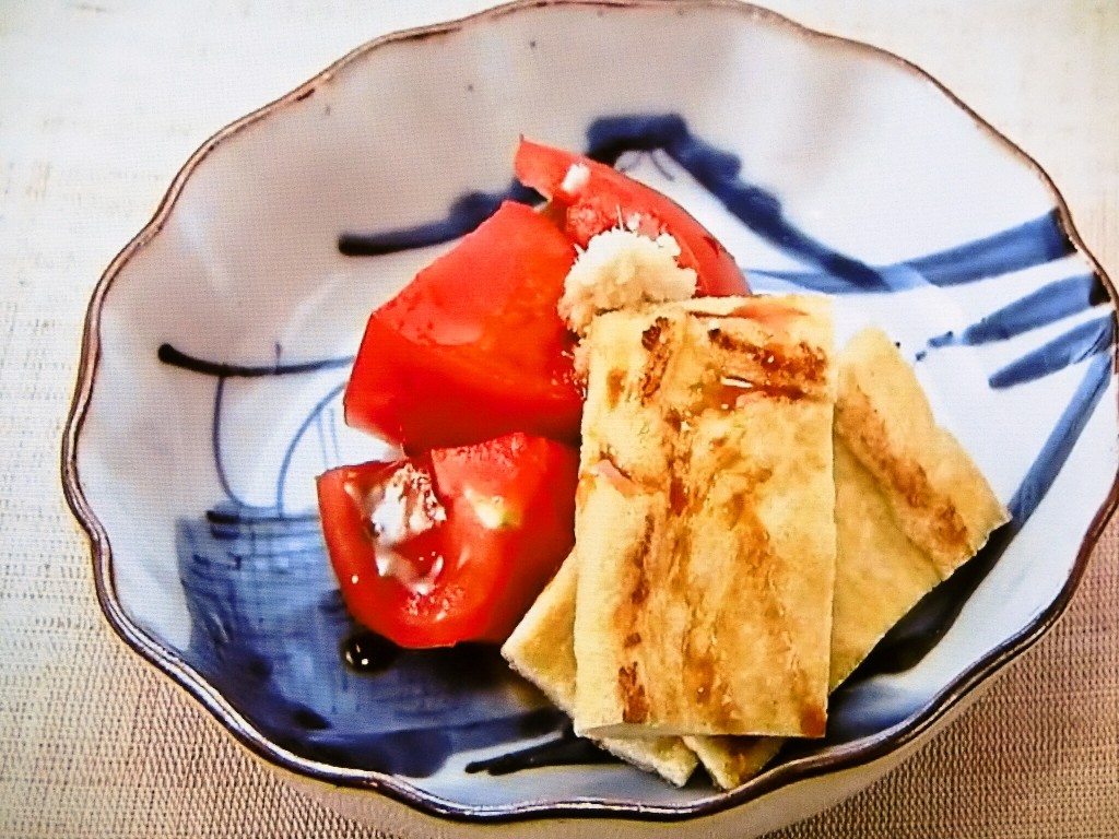 【きょうの料理】トマトとお揚げさんのしょうがじょうゆのレシピ・大原千鶴