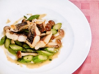 【上沼恵美子のおしゃべりクッキング】いさきとアスパラのソテーのレシピ・夏川純・若林知人・魚料理