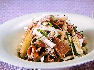 【きょうの料理ビギナーズ】牛しゃぶサラダのレシピ・大庭英子