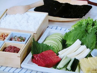 【きょうの料理】手巻きずしのレシピ・清水信子