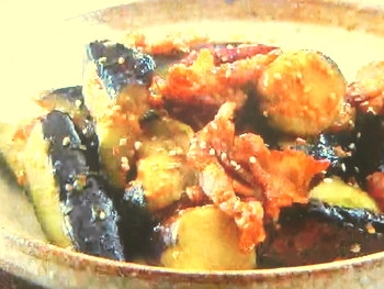 【きょうの料理ビギナーズ】なすと豚肉のみそ炒めのレシピ・大庭英子