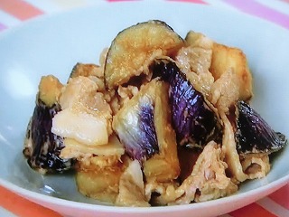 【趣味Do楽】揚げなすと豚肉のごまだれあえのレシピ・うーら