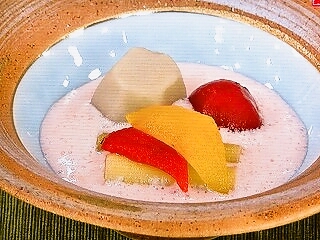 【あさイチ】夏野菜のおひたし　梅豆乳ソースのレシピ・佐藤雄一