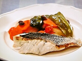 【きょうの料理】白身魚のグリルラタトゥイユソースのレシピ・鮫島正樹