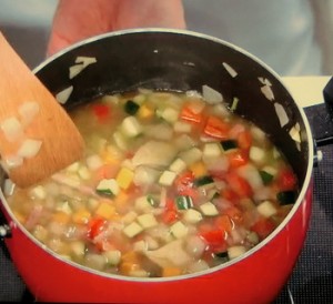 夏野菜のスープ
