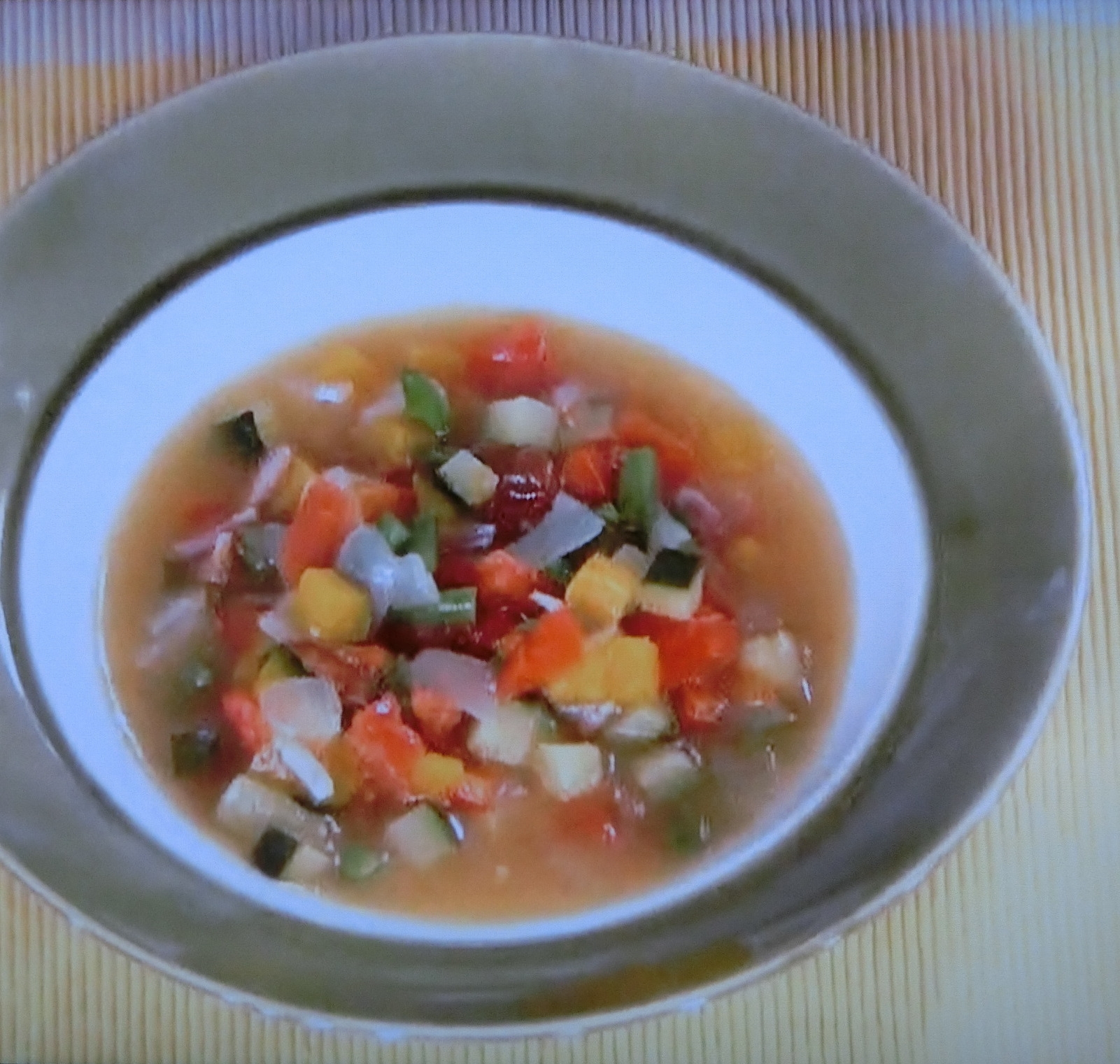 【上沼恵美子のおしゃべりクッキング】夏野菜のスープのレシピ・若林知人