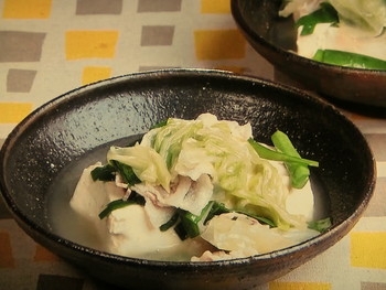 【キューピー３分クッキング】塩肉豆腐のレシピ・小林まさみ