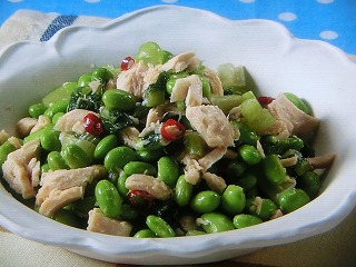 【きょうの料理ビギナーズ】枝豆とツナ、野沢菜炒めのレシピ・大庭英子
