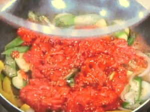 夏野菜たっぷり！牛肉のスタミナ焼き