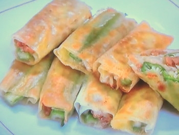 【みんなの家庭の医学】納豆と漬け物の焼き春巻きのレシピ・ビートたけし・奥薗壽子