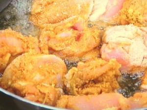 鶏肉のチキンマサラ揚げ