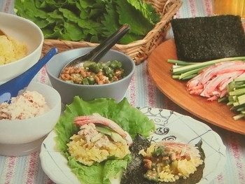 【キューピー３分クッキング】手巻きカレーずしのレシピ・藤井恵