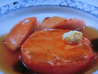 【おかずのクッキング】トマトの油焼き醤油あんかけのレシピ・土井善晴