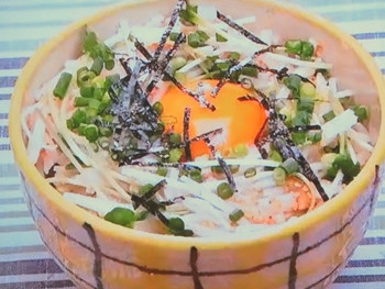 【ZIP！速水もこみちのMOCO''Sキッチン】もこみち流　長いもと明太子のさっぱり丼のレシピ・速水もこみち