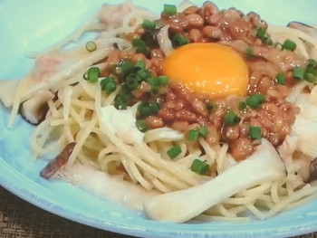 【ノンストップ】ツナと納豆の和風パスタのレシピ・ベリッシモ・フランチェスコ・Ｍｅｎ’ｓ イタリアン