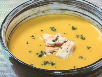 【きょうの料理】かぼちゃのポタージュのレシピ・本多 京子