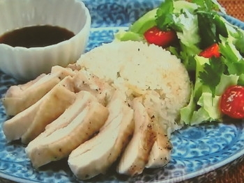 【ノンストップ】タイ風蒸し鶏ごはんのレシピ・坂本昌行・坂本昌行のOne Dish
