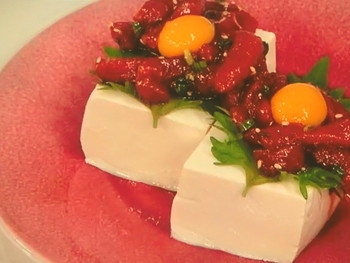 【ノンストップ】マグロユッケ豆腐のレシピ・コウ静子・主婦トピ！