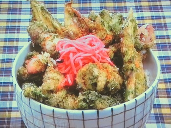 【ZIP！速水もこみちのMOCO''Sキッチン】もこみち流　タコとちくわの揚げ丼のレシピ・速水もこみち