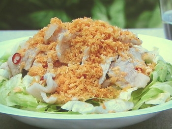 【きょうの料理】甘酢豚サラダ カリカリパン粉がけのレシピ・山本麗子