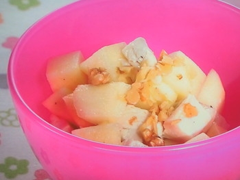 【きょうの料理ビギナーズ】りんごとささ身のサラダのレシピ・大庭英子