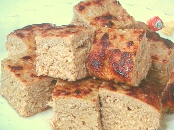 【キューピー３分クッキング】おろしごぼうとひき肉ののし焼きのレシピ・小林まさみ