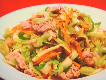 【いっぷく！まんぷくキッチン】シャキシャキ野菜炒めのレシピ・出張！極ウマ料理人・菰田欣也