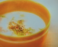 白菜とハムのスープ