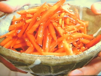 【あさイチ】にんじんきんぴらのレシピ・解決！ごはん・高山なおみ