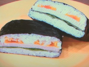 ノンストップ おにぎらず ハムと卵のおにぎりサンドの料理レシピ おさらいキッチン