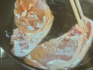 豚の生姜焼きv