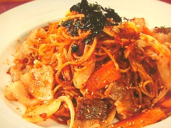 【きょうの料理】キムチヤンニョム焼きそばのレシピ・コウケンテツ