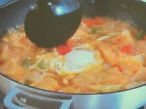 もこみち流　ソパ・デ・アホ（スペイン風野菜スープ）