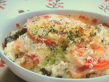 【きょうの料理ビギナーズ】焼きリゾットのレシピ・七條清孝