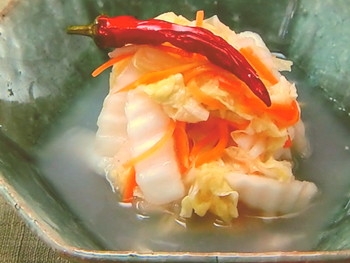 【きょうの料理】白菜のおもゆ漬けのレシピ・大原千鶴