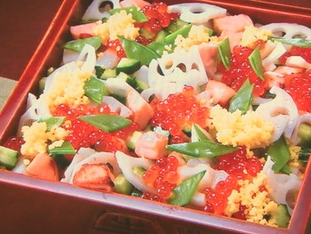 【きょうの料理】あぶりざけとイクラの親子ちらしのレシピ・藤田貴子