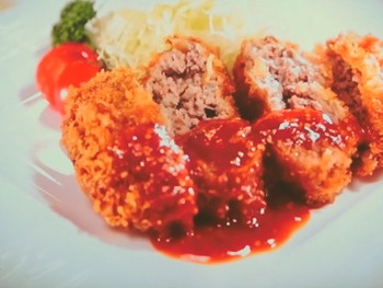 【いっぷく！まんぷくキッチン】たいめいけん流 メンチカツのレシピ・出張！極ウマ料理人・茂出木浩司