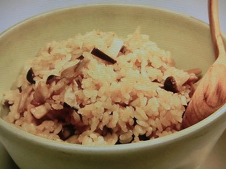 【きょうの料理】きのこの炊き込みご飯のレシピ・栗原はるみ