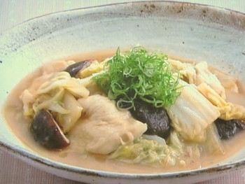 【上沼恵美子のおしゃべりクッキング】白菜と鶏のごま煮のレシピ・上沼恵美子・六角精児・岡本健二