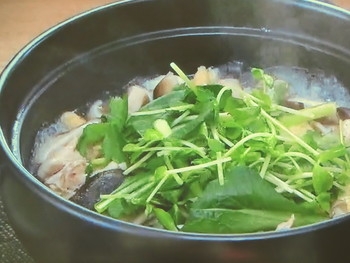 【みんなの家庭の医学】鶏とキノコのちゃんこ鍋のレシピ・ビートたけし・奥薗壽子