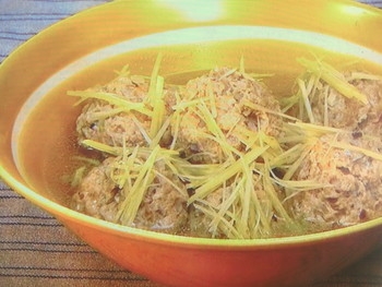 【男子ごはん】千切りしょうが肉団子のレシピ・国分太一・栗原心平