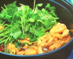 鶏と香味野菜のすき焼き鍋