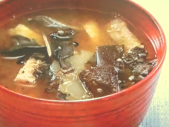 【おかずのクッキング】焼き昆布の味噌汁のレシピ・土井善晴