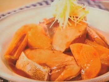 【ノンストップ】ブリと長イモの煮物のレシピ・坂本昌行・坂本昌行のOne Dish