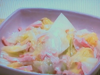 【おかずのクッキング】ロースハムと白菜の葛煮のレシピ・土井善晴