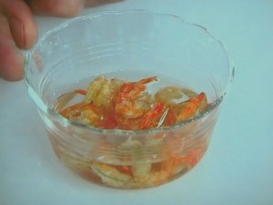 小松菜と干し海老の炒め煮